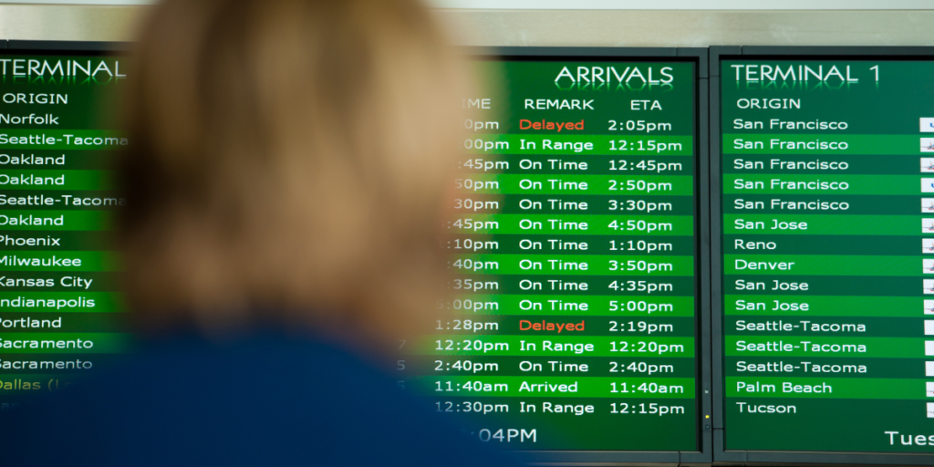 LAX Peak Travel Times